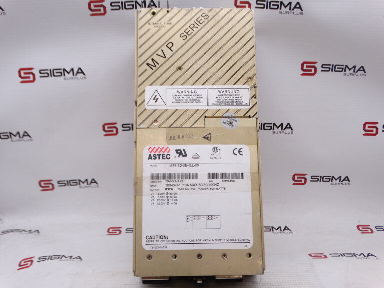 EMERSON MP6-2D-2E-4LL-00 POWER SUPPLY - EMERSON