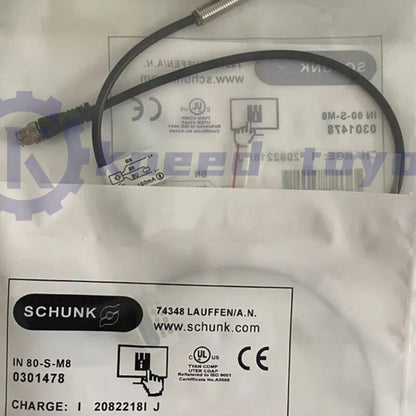 1PCS For SCHUNK Proximity Sensor IN80-S-M8 0301478～