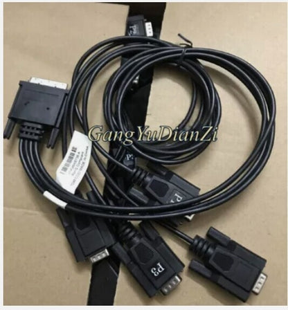 1PCS  FOR IBM 46K6735 Asynchronous 5785 Card Serial Data Cable 4-Port 9-Pin