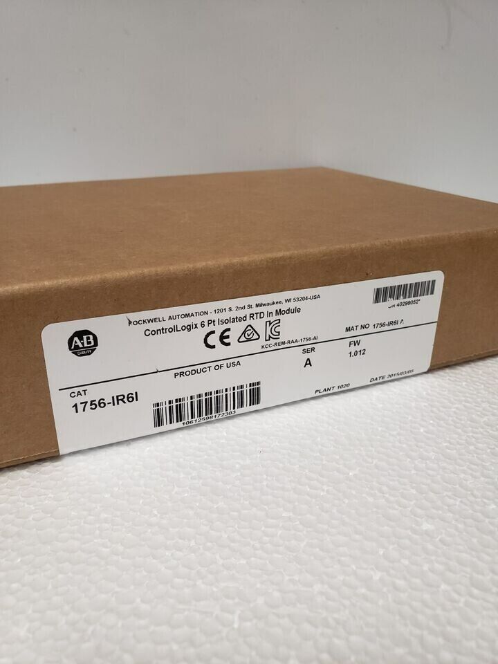 ControlLogix 6 Pt Isolated RTD Module 1756IR6I - CONTROLLOGIX
