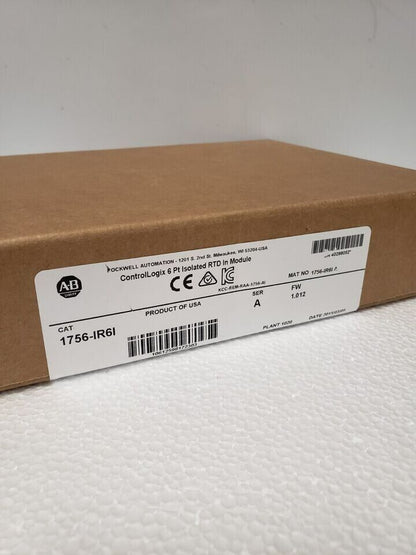 ControlLogix 6 Pt Isolated RTD Module 1756IR6I - CONTROLLOGIX