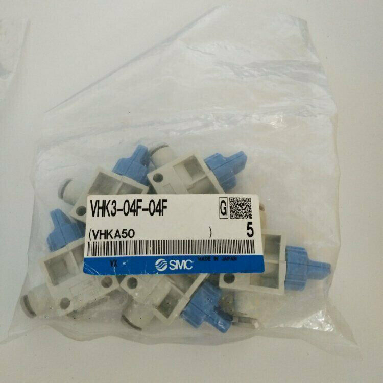 1bag/5pc VHK3-04F-04F Hand-Operated Valves - SMC