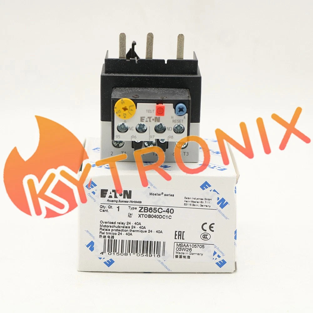 1PCS Thermal Relay EATON MOLELLER ZB65C-40 24-40A