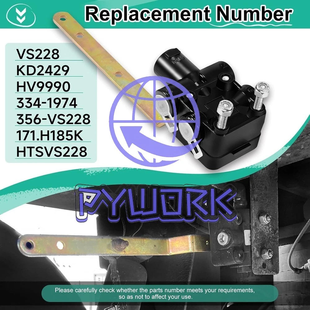 Height Leveling Control Valve Replaces Kenworth Paccar KD2429 Hendrickson VS228