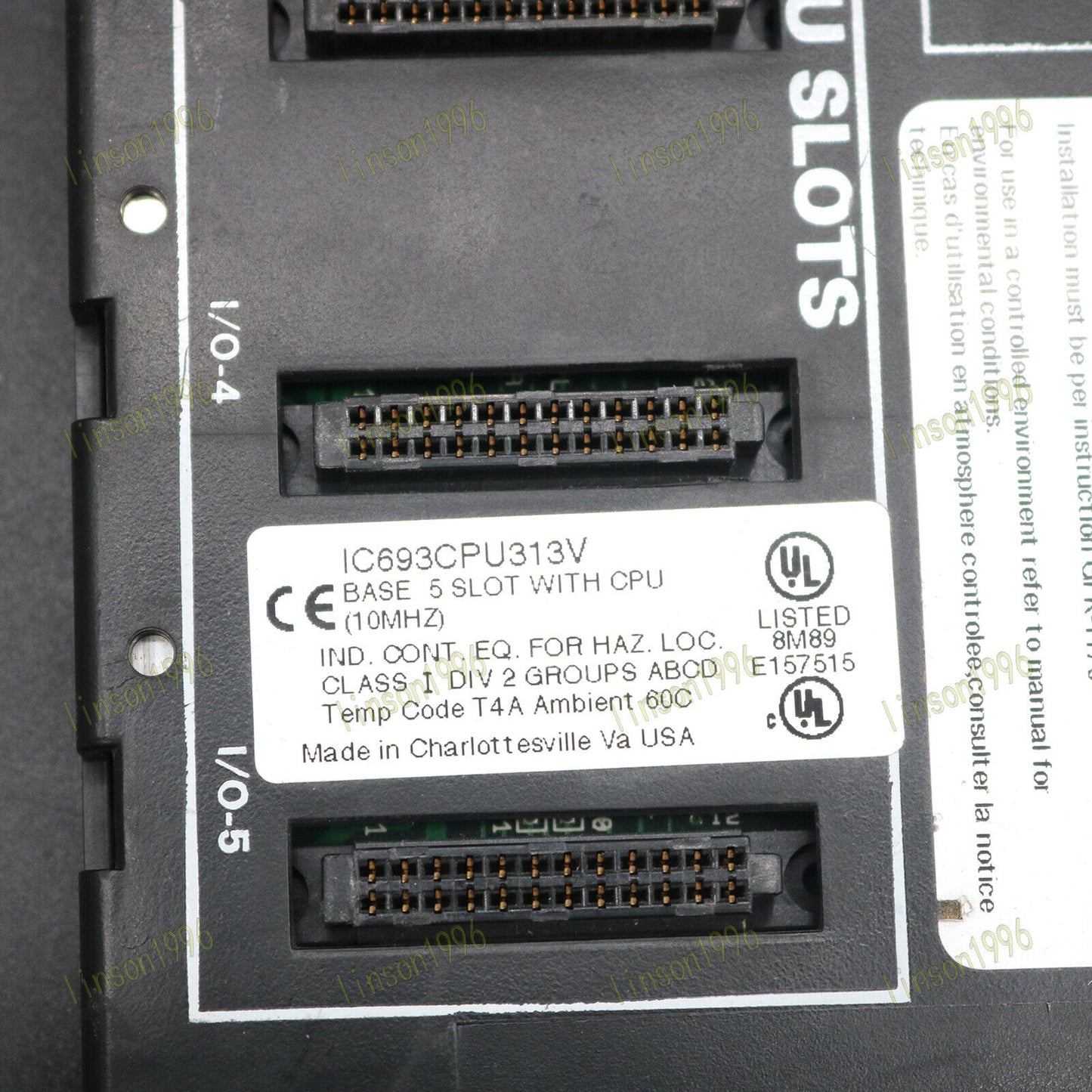 used Fanuc IC693CPU313V PLC Backplane - FANUC