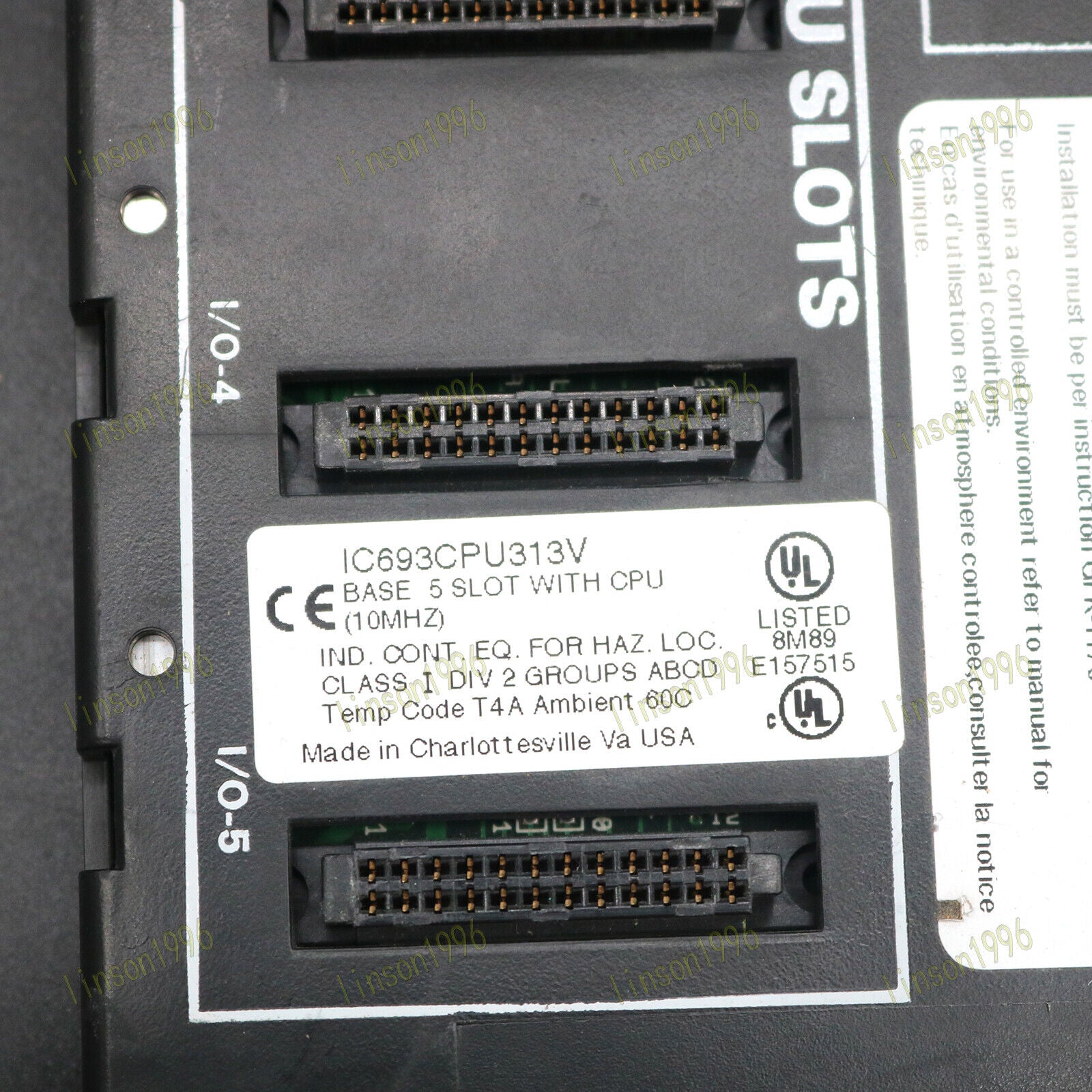used Fanuc IC693CPU313V PLC Backplane - FANUC