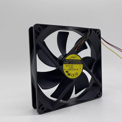 ADDA AD1224UB-A72GL 12025 DC24V 0.25A 12CM 3-Wire Cooling Fan