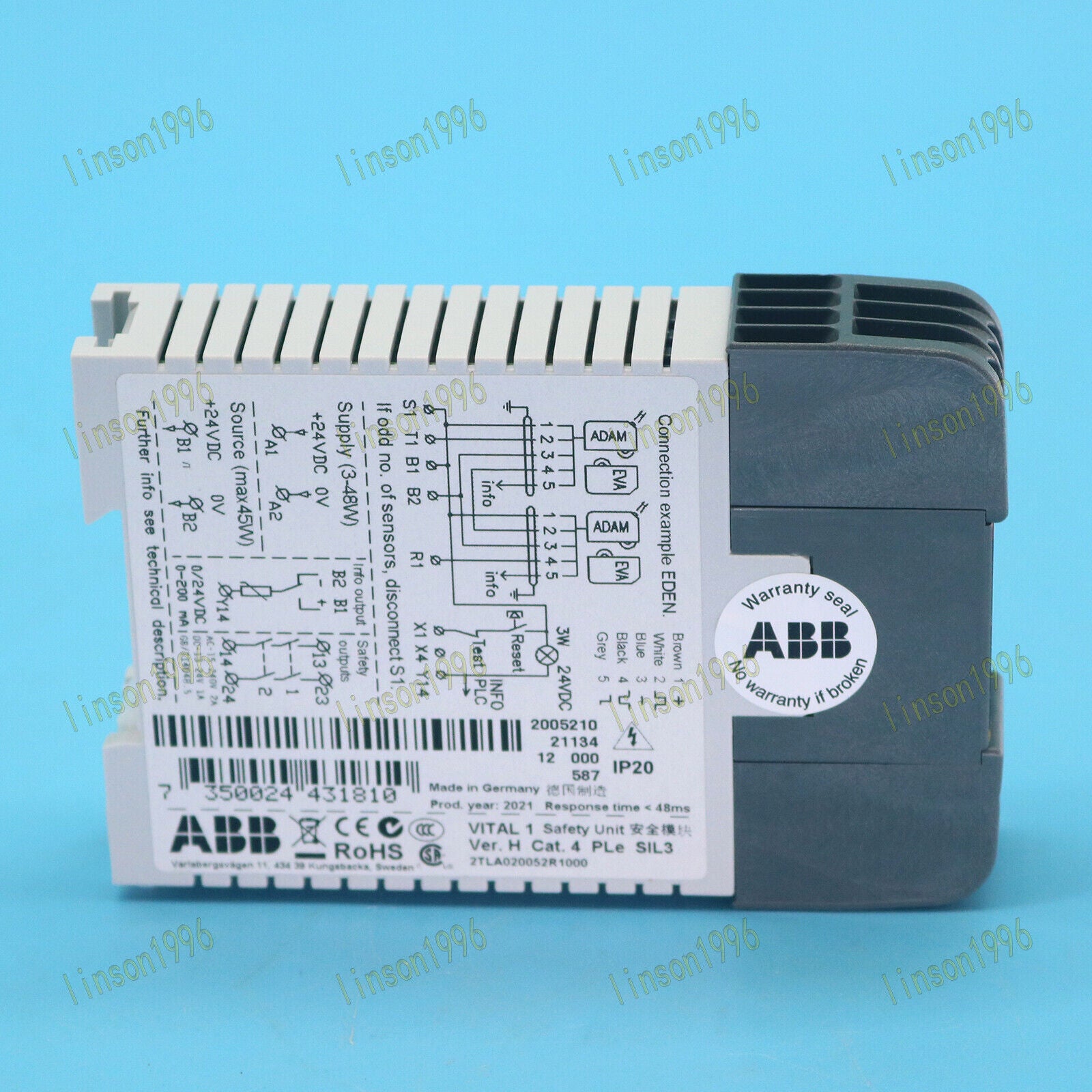 ABB Safety Relays 2T in a Box, 1-Year Warranty - ABB