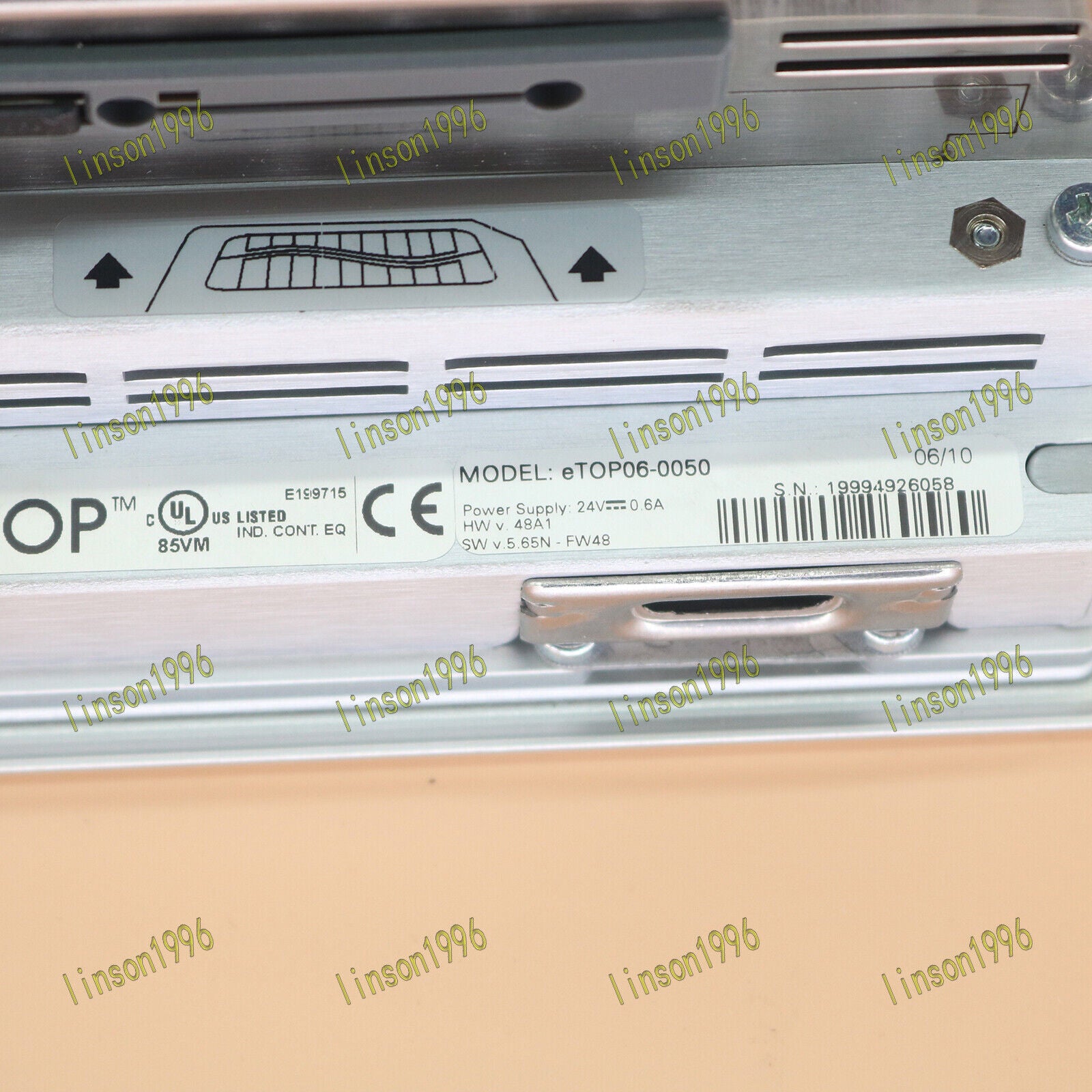 used 1pcs uniop etop06-0050 24v 0.6a touch screen tested ok - UNIOP