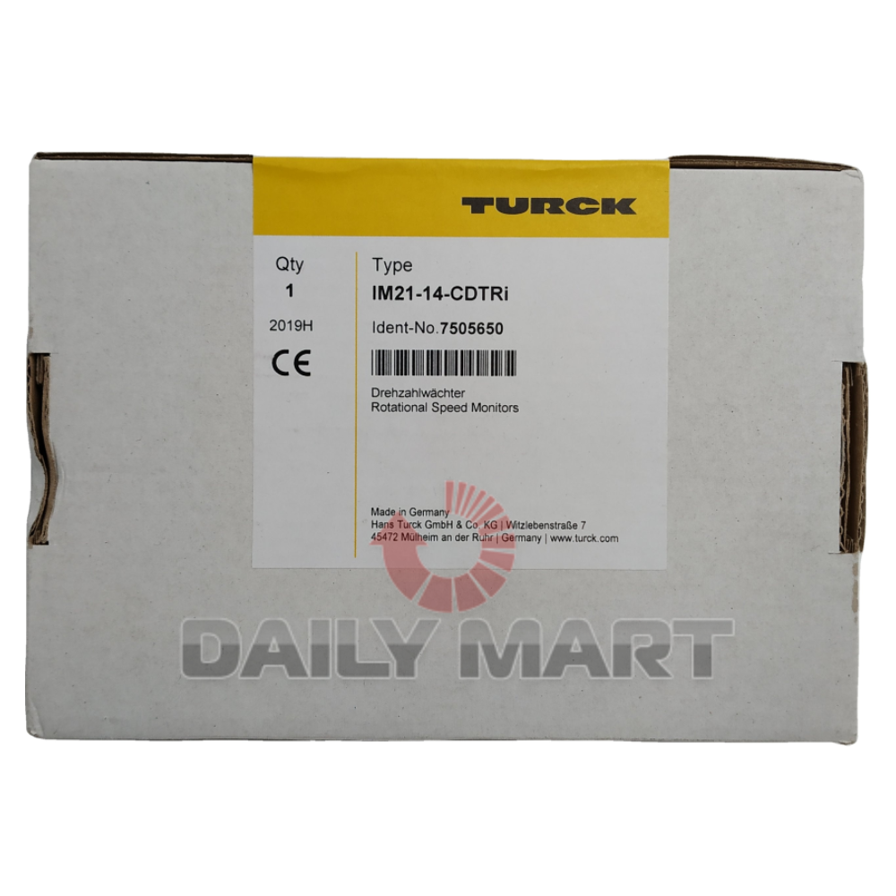 new  TURCK IM21-14-CDTRI Rotation Speed Monitor