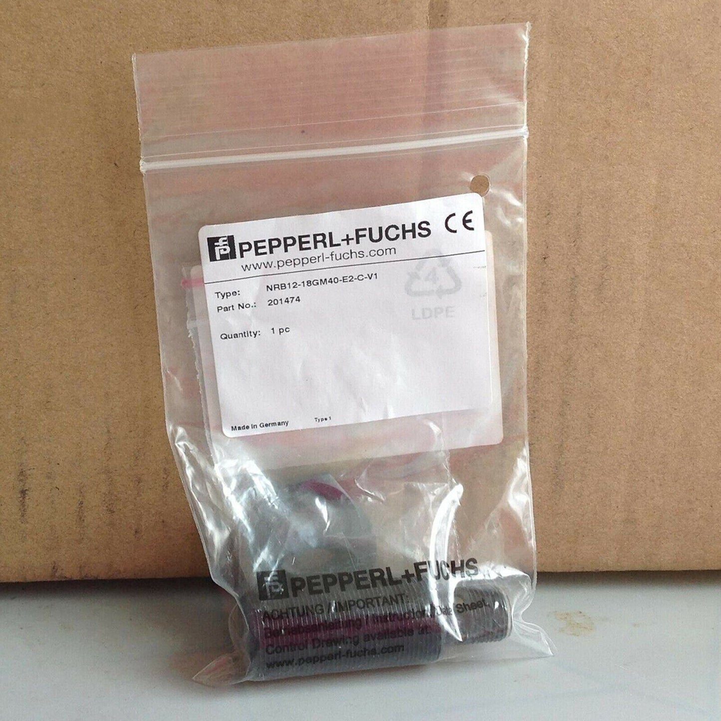 NB12-18GM40-E2-C-V1 Pepperl+Fuchs Proximity Sensor - PEPPERL+FUCHS