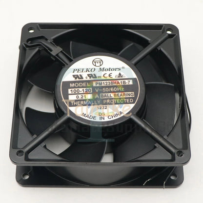 1 pcs aluminum frame AC cooling fan 12038 12CM PM1238HA1B-7 100-120V