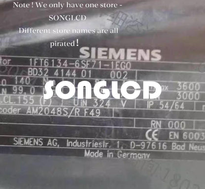 1PCS NEW 1FT6134-6SF71-1EG0 Servo Motor - VENDOR TBD