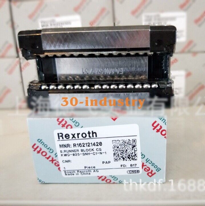 Rexroth Linear Guide Block R162121420 - 1 Piece Replacement Part - REXROTH