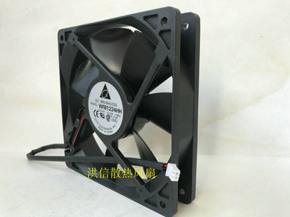 new 1pcs Delta WFB1224HH 12025 24V 0.32A 12CM double ball inverter cooling fan 2pin