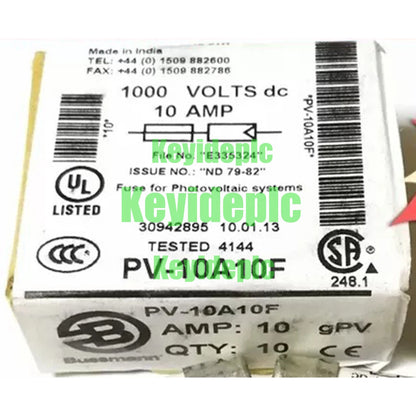 10pc Bussmann PV-10A10F 10A 1000VDC #ke