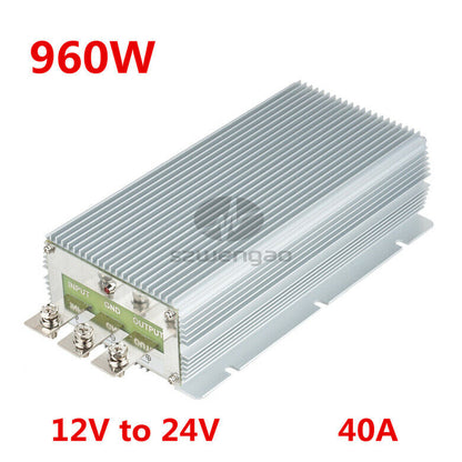 new 12V to 24V 40A 960W Booster Automotive High Power Converter DC-DC - POWERTECH SOLUTIONS