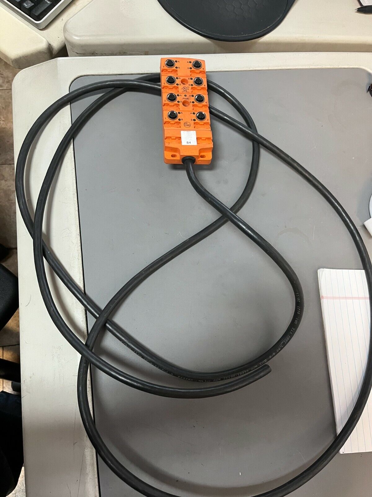 IFM EBC024 Sensor Wiring Block - 8 Pin Receptacle - IFM