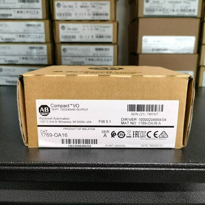 Factory Sealed AB 1769-OA16 SER Compact 16 Point Output Module - FACTORY SEALED AB