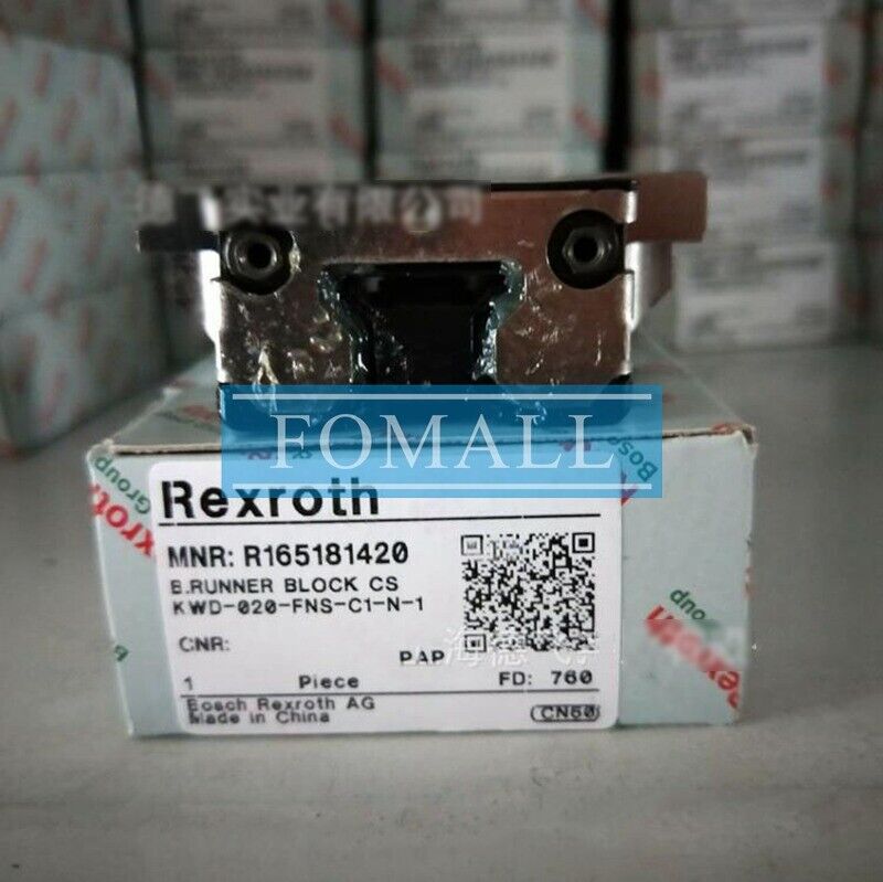 new 1Pcs  For Rexroth linear guide carriage R165181420 RUNNER BLOCK BALL BEARING