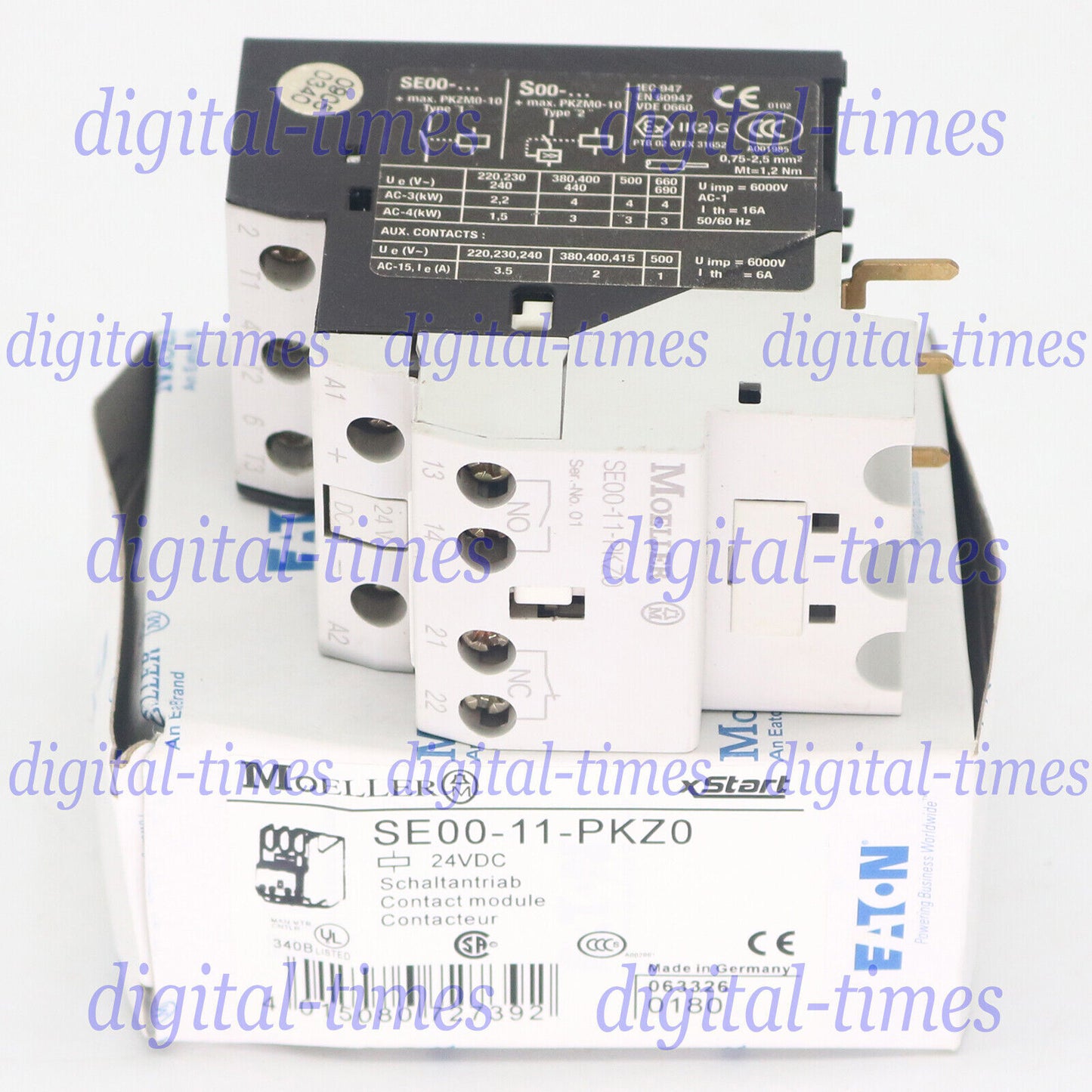 New 1PC Eaton MOeller SE00-11-PKZ0 Contactor - EATON MOELLER