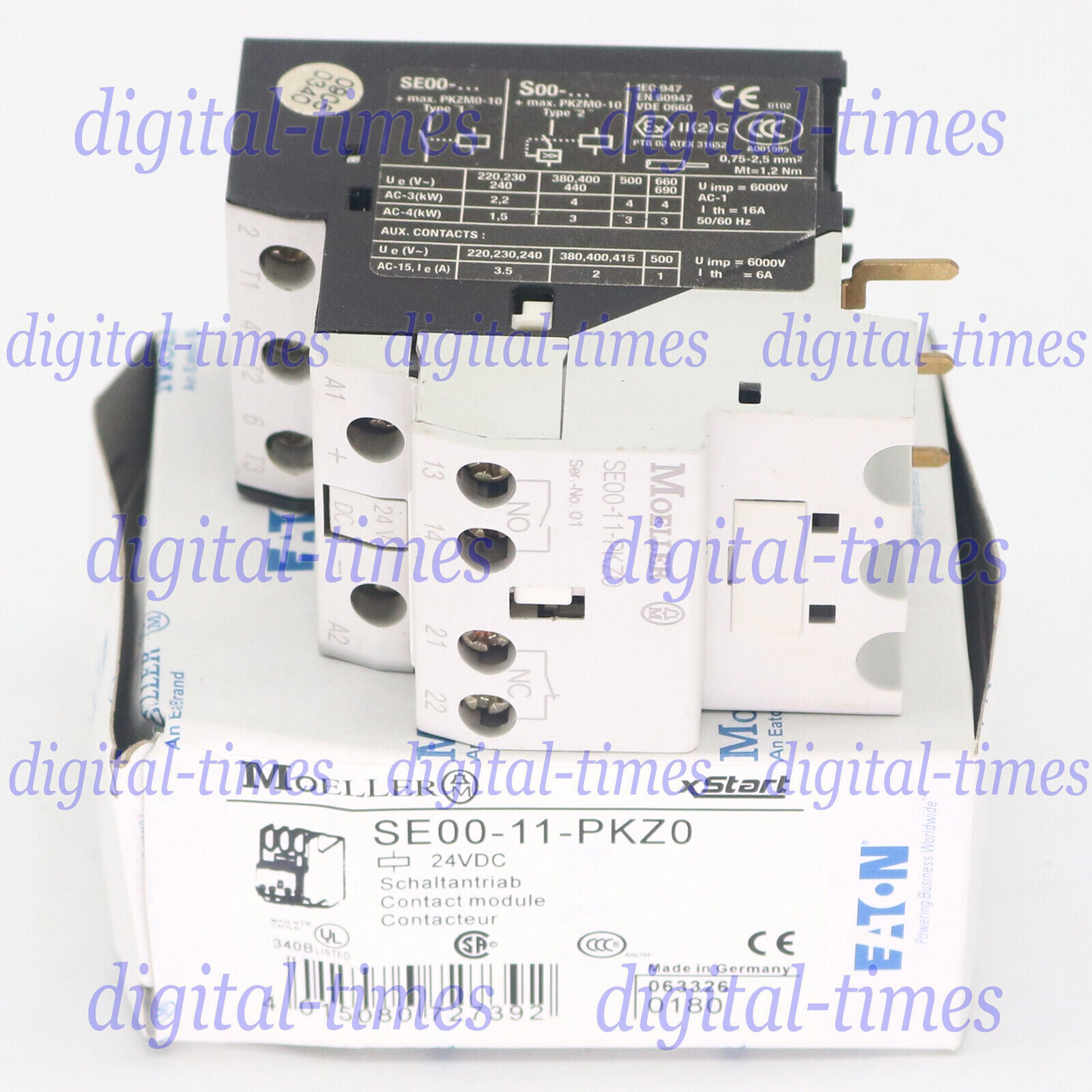 New 1PC Eaton MOeller SE00-11-PKZ0 Contactor - EATON MOELLER