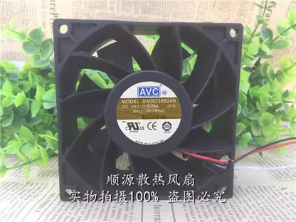 AVC DA09238B24H 9038 DC24V 0.70A 9CM 3-Wire Dual Ball Inverter Cooling Fan