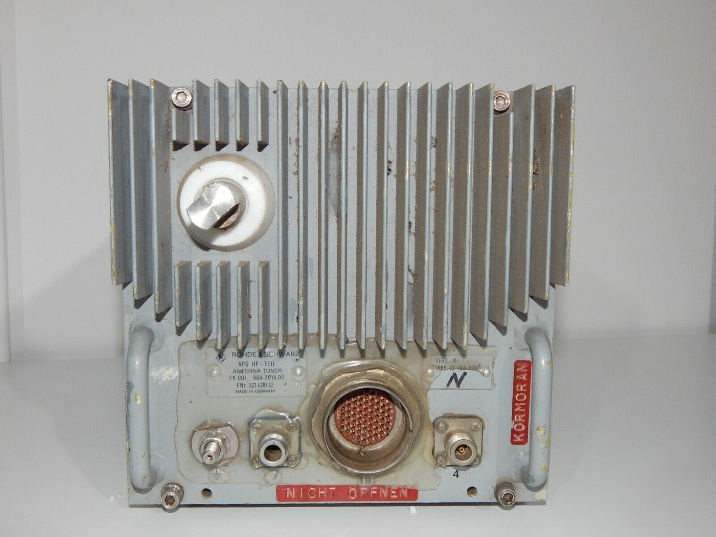 used Metal Box Housing Rohde & Schwarz APG HF part Antenna Tuner FK 001 564.2015.02 - ROHDE & SCHWARZ