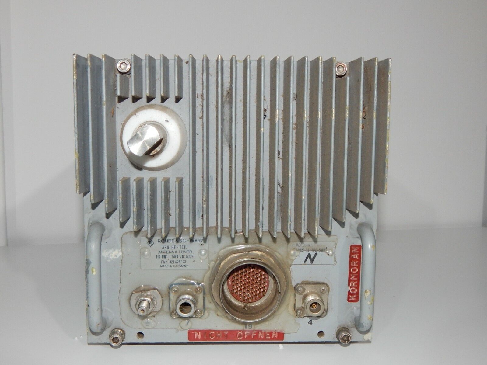 used Metal Box Housing Rohde & Schwarz APG HF part Antenna Tuner FK 001 564.2015.02 - ROHDE & SCHWARZ