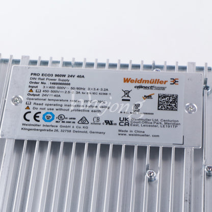 new Weidmüller Power Supply 1469560000 PRO ECO3 960W 24V 40A - WEIDMÜLLER