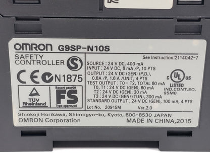 new 1pcs Omron Safety Controller G9SP-N10S Programmable Logic Controller - OMRON