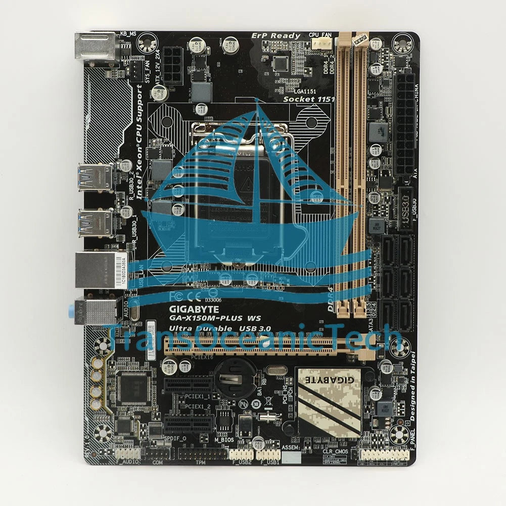 Gigabyte GA-X150M-PLUS WS LGA 1151 Socket Intel C232 DDR4 Motherboard