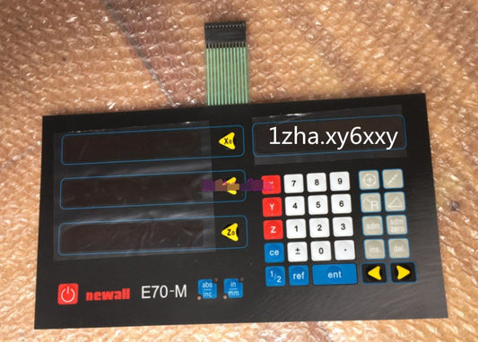 Membrane Keypad E70-M REPLACE FOR ALL DP8 2-Axis Panel Digital Display Film