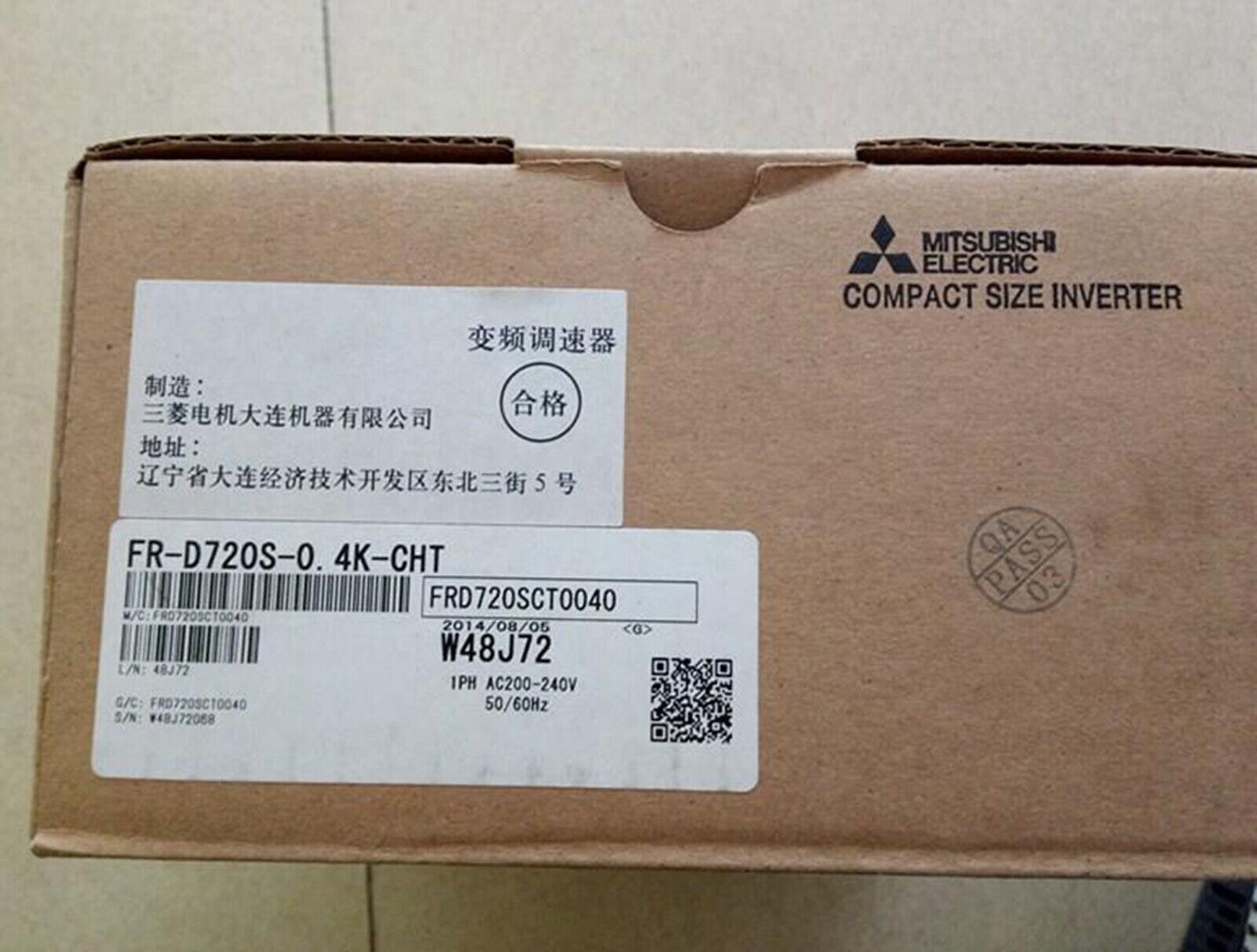 MITSUBISHI Frequency Inverter FR-D720S-0.4K-CHT - MITSUBISHI