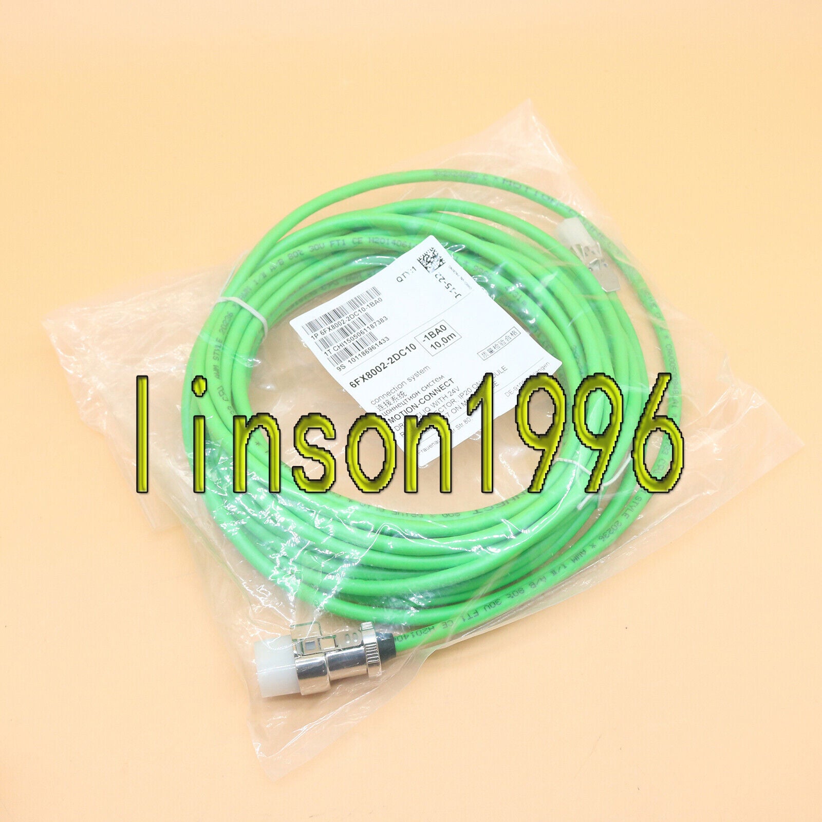 new 1PC  In Box For Siemens 6FX8002-2DC10-1BA0 Green Campatible Cable spot stocks
