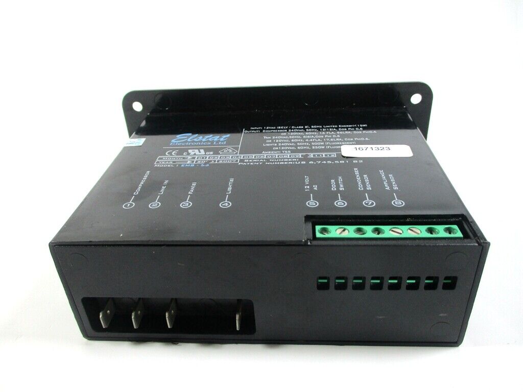 EMS-55 showcase refrigerator thermostat with model number EMS-55 - XXXX