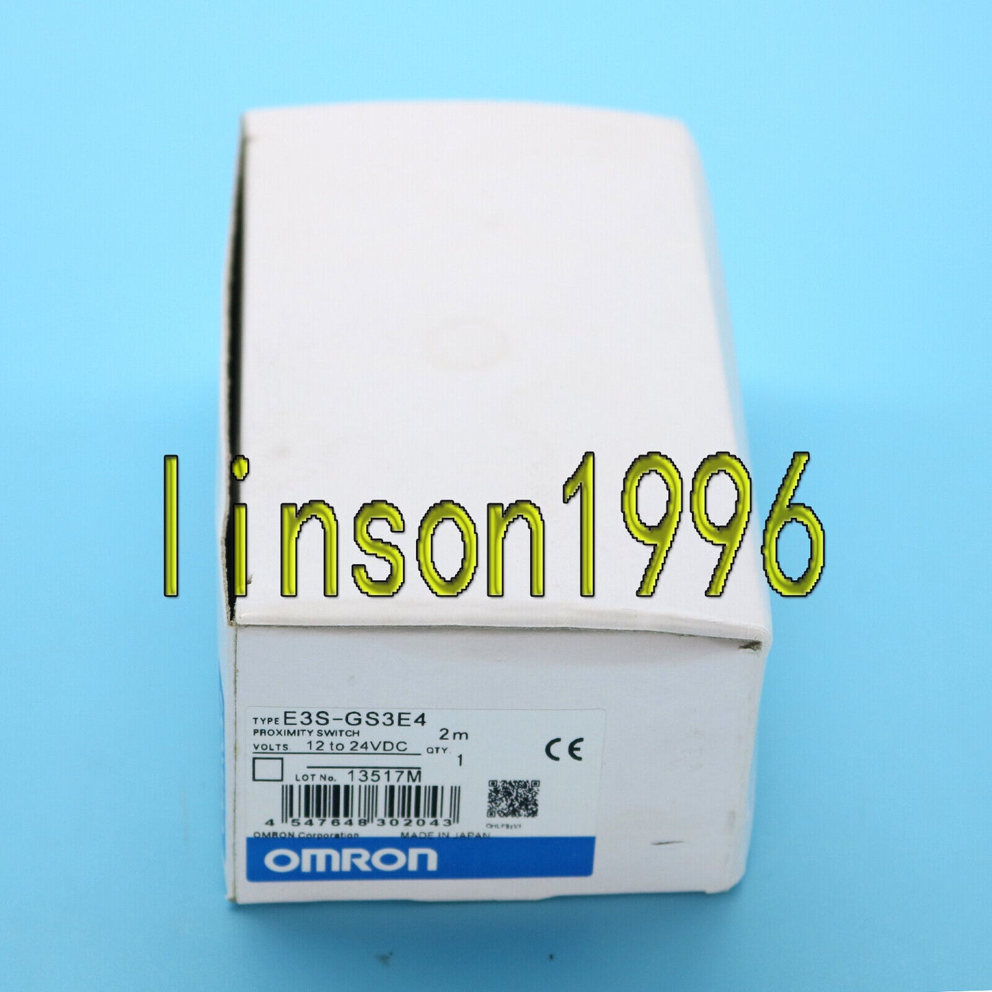 Omron Photoelectric Switch Sensor E3S-GS3E4 2M 12-24 VDC - OMRON
