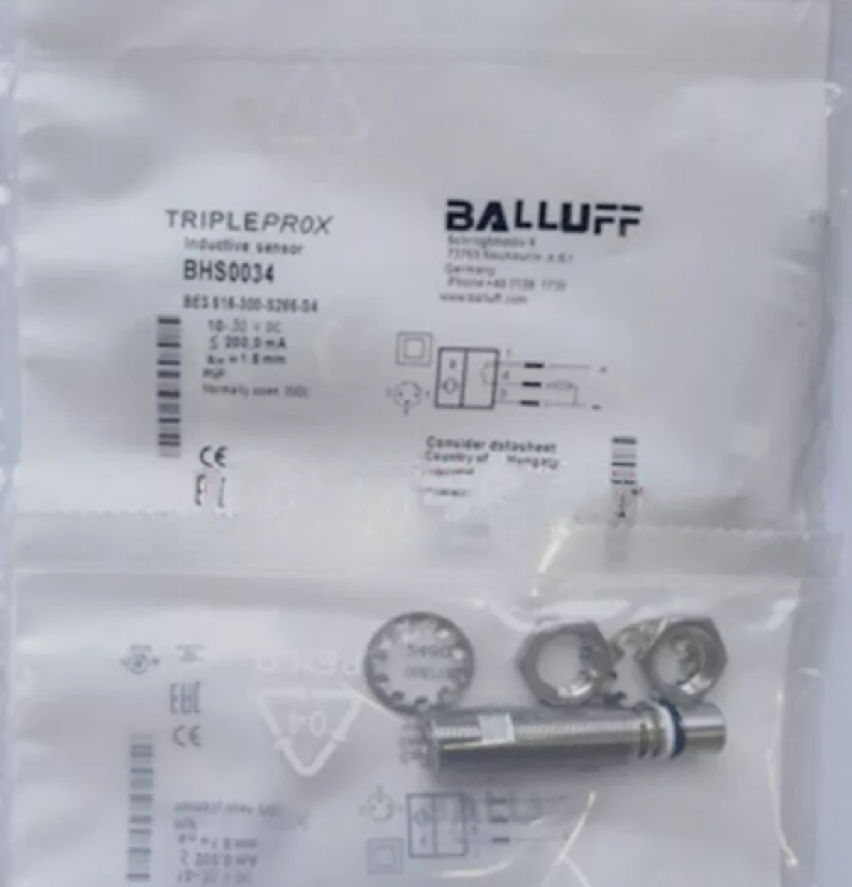 new BALLUFF BES 516-300-S266-S4 Inductive Sensor - BALLUFF