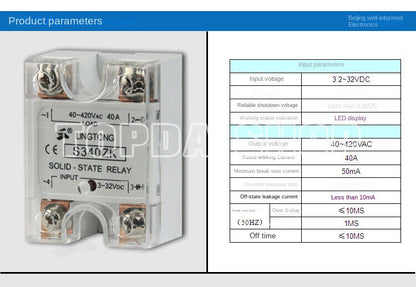 1 piece solid-state relay module S340ZK-40A - XYZ ELECTRONIX