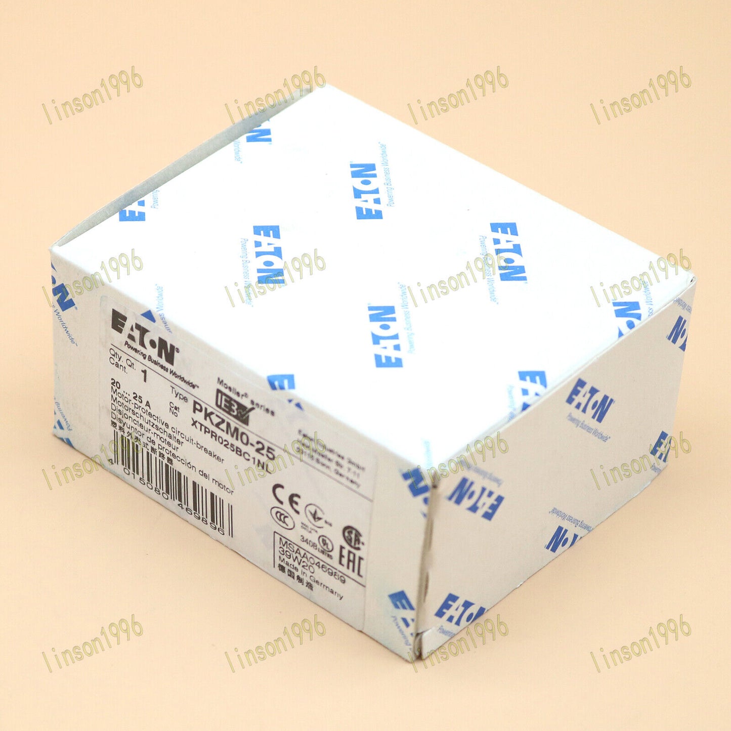 Eaton 25A Magnetic Circuit Breaker PKZM0-25 - EATON