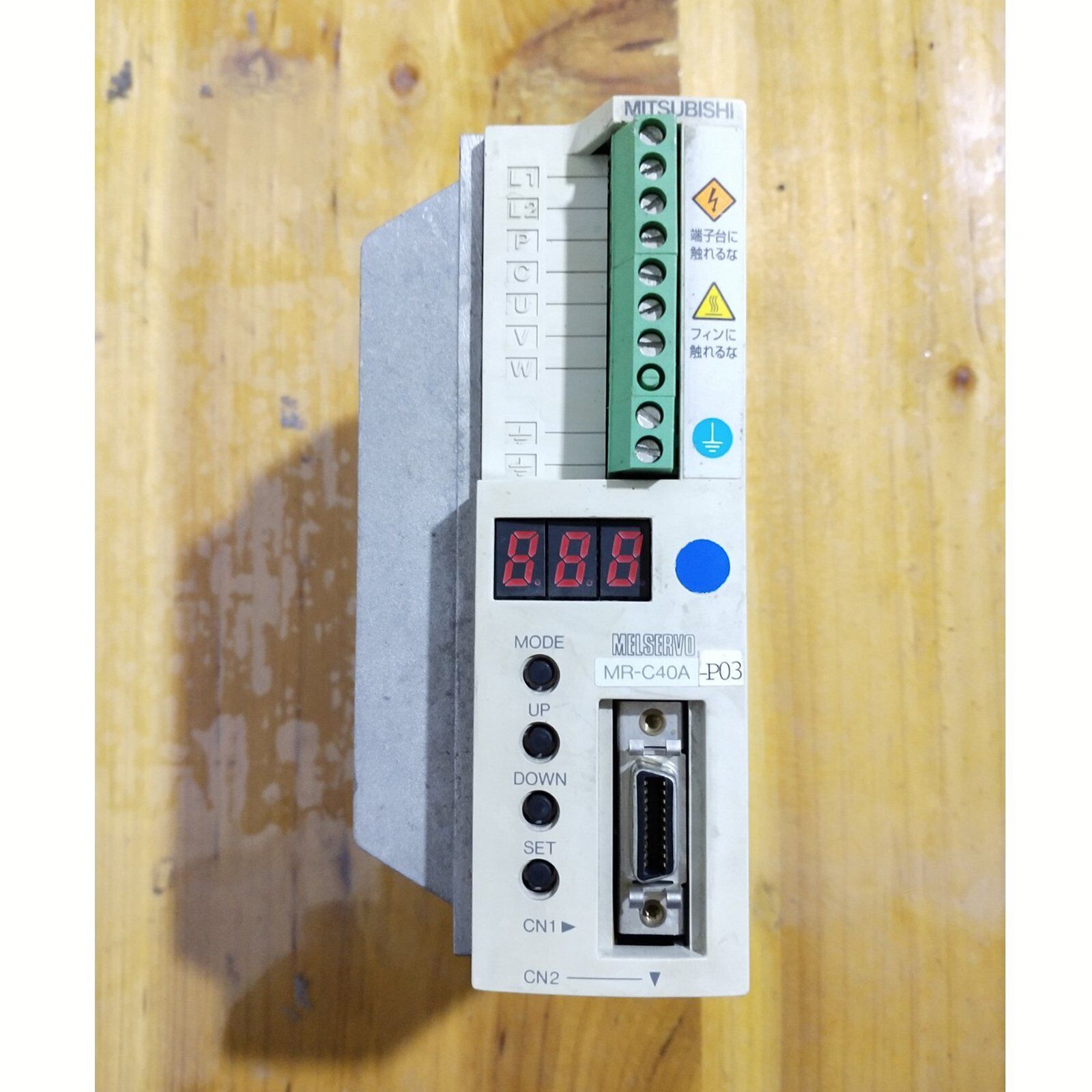 Used Mitsubishi Servo Driver MR-C40A-P03: Tested and in Excellent Condition - MITSUBISHI