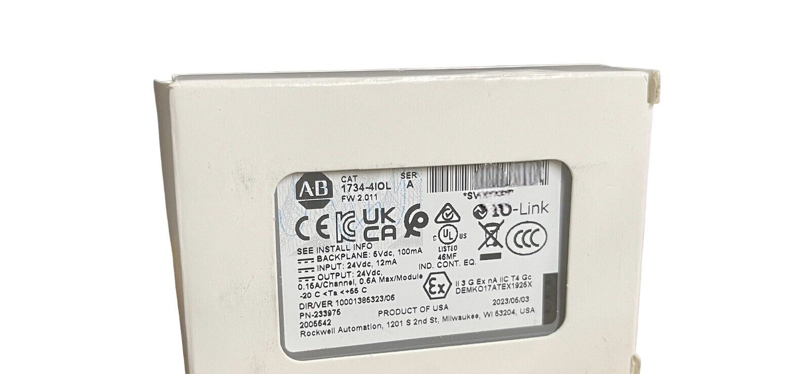 NEW AB 2023 4IOL 4CH Link Module Link Master Module - AB