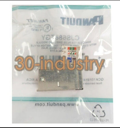 50pcs Category 6 Gigabit Shielding Module CJS688TGY Metal Pack - KOEED