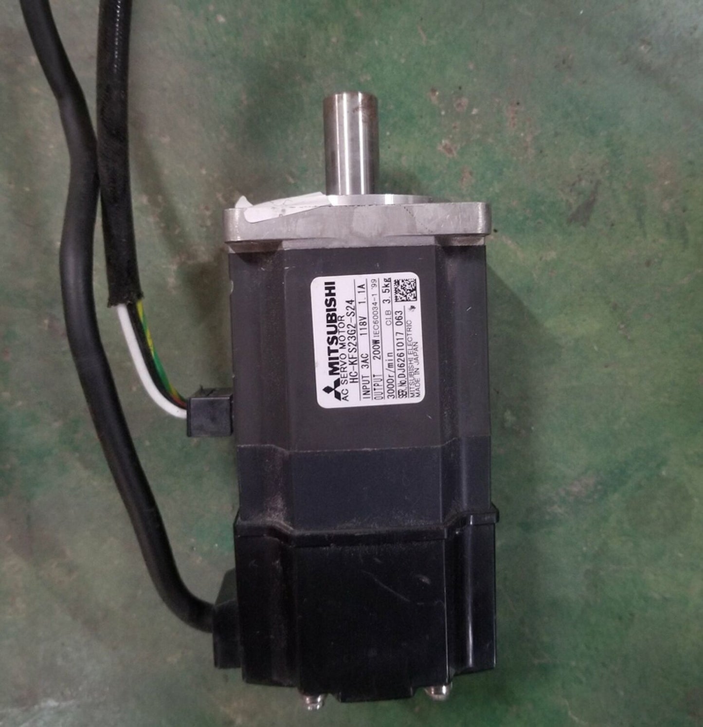 used Mitsubishi servo motor HC-KFS23G2-S24 Tested in good condition - MITSUBISHI
