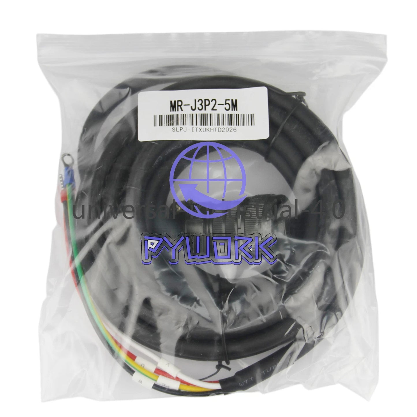 Servo power cable MR-J3P2 5M for Mitsubishi cable MR-J3P2-5M