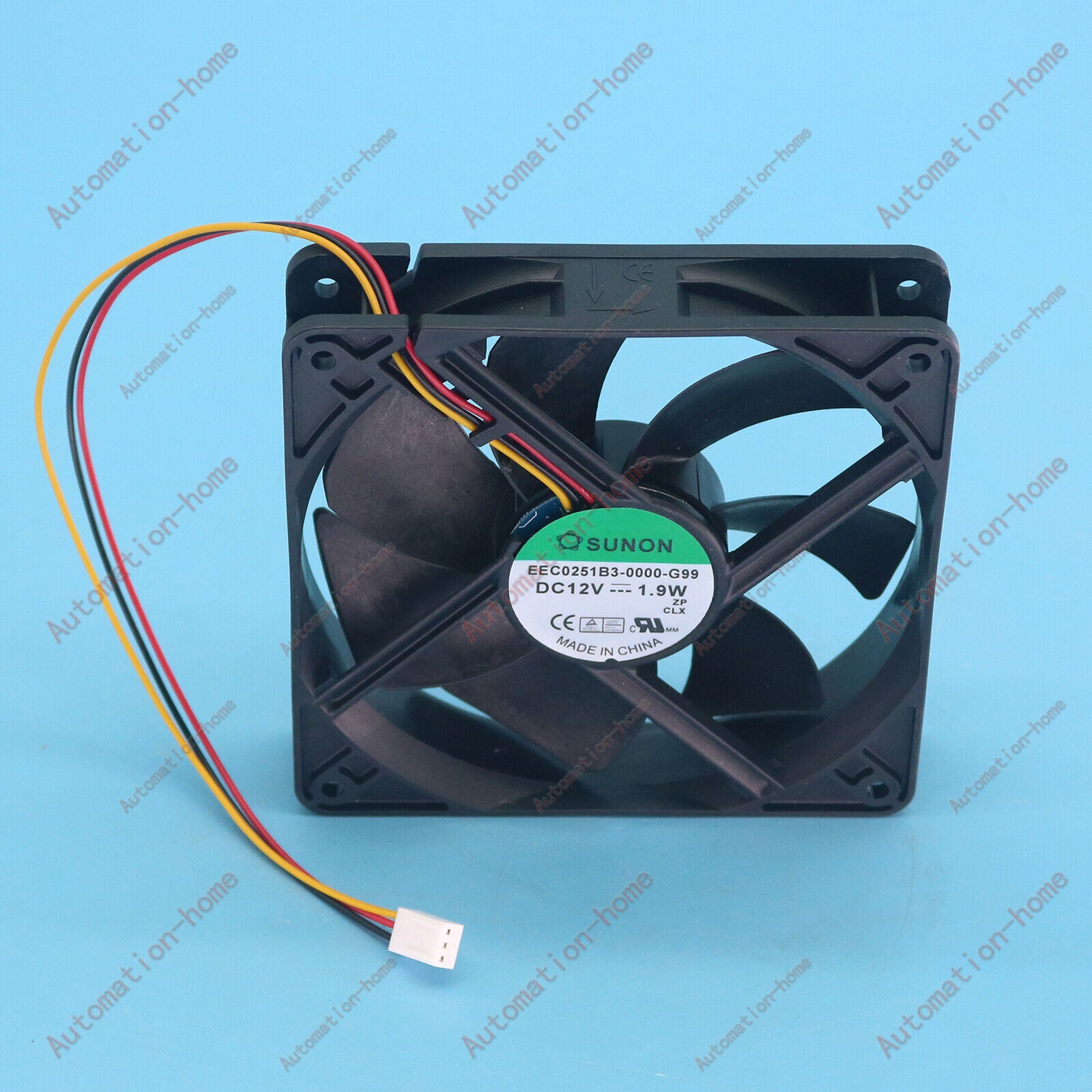 12v 1.9w 12cm 3-wire cooling fan by SUNON EEC0251B3-0000-G99 - SUNON