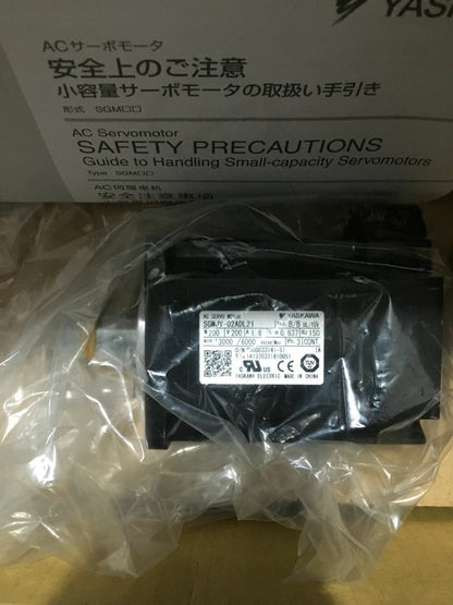 YASKAWA AC SERVO MOTOR SGMJV-02ADL21 SGMJV02ADL21