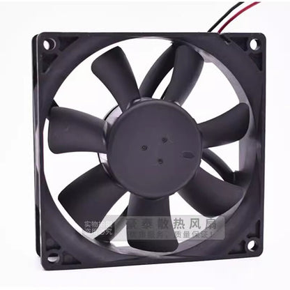 DELTA AFB0924SH 9025 DC24V 0.50A 9CM 2-Wire Dual Ball Cooling Fan