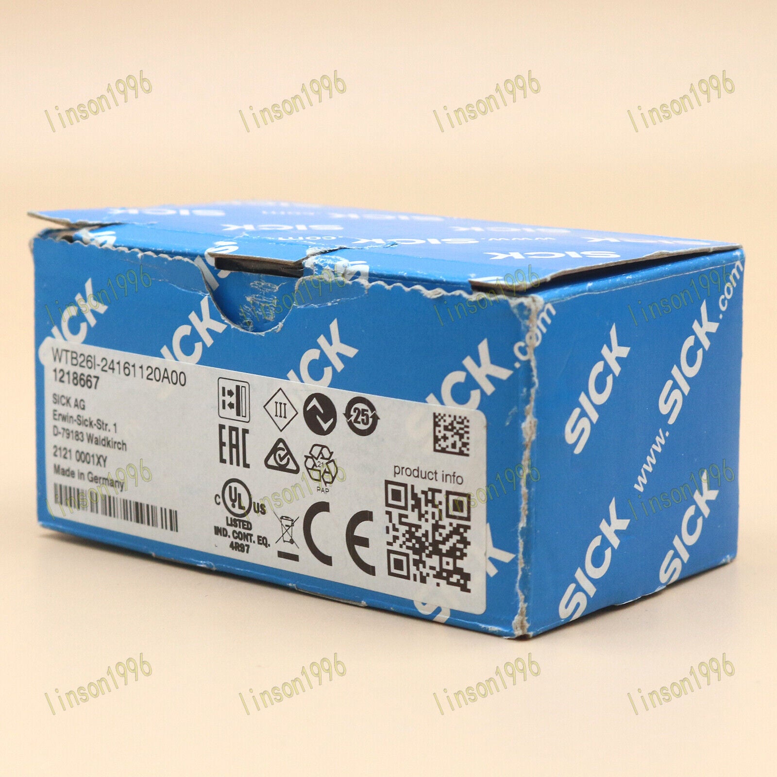 new WTB26I-24161120A00 SICK Photoelectric Switch 1218667 One year - SICK