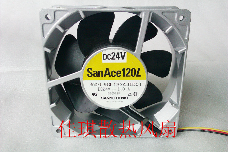 1pcs Sanyo 9GL1224J1D01 DC24V 1.0A 12 cm fan